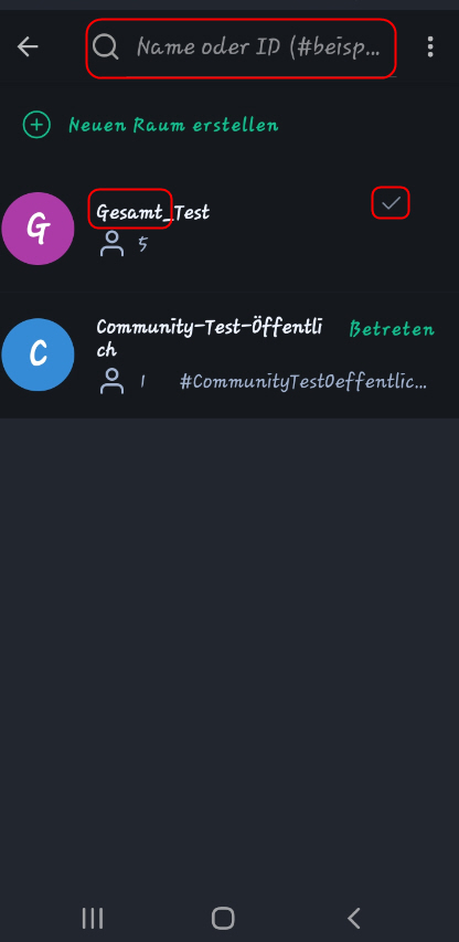 Hier können Räume hinzugefügt werden