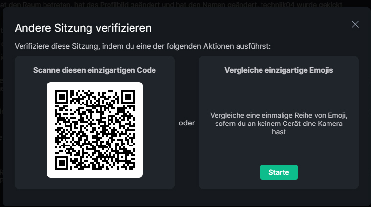 Drücken auf das Zahnrad